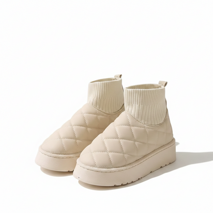 Amara Plush Boot (Cream)