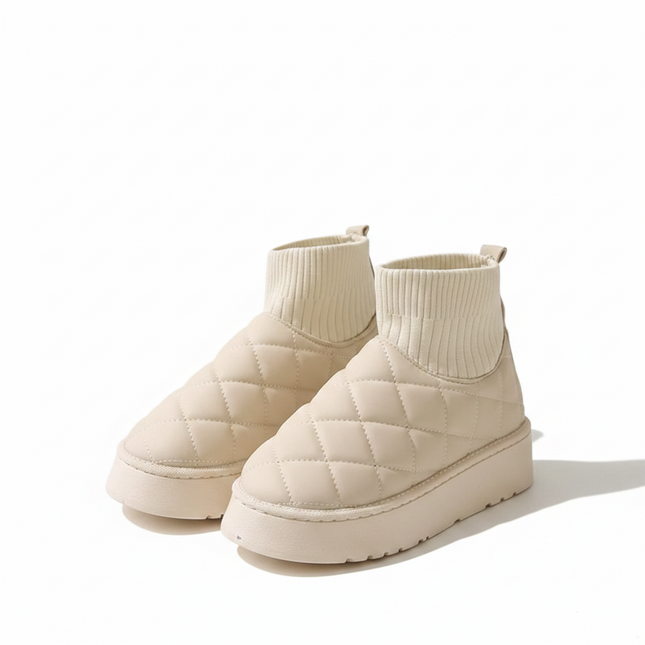 Amara Plush Boot (Cream)