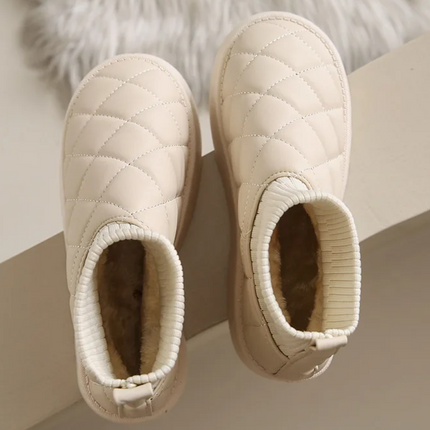 Amara Plush Boot (Cream)