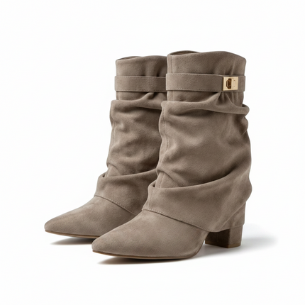 Atelier Knee-High Boots (Gray Short)