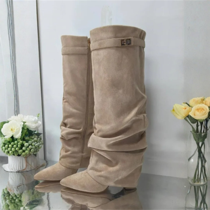 Atelier Knee-High Boots (Brown)