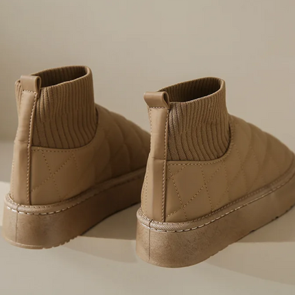 Amara Plush Boot (Khaki)
