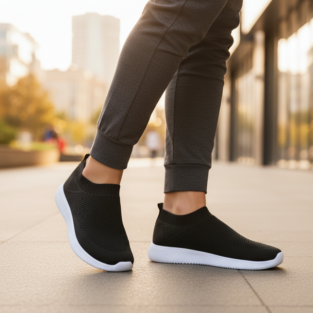 Aria Sneaker (Black/White)