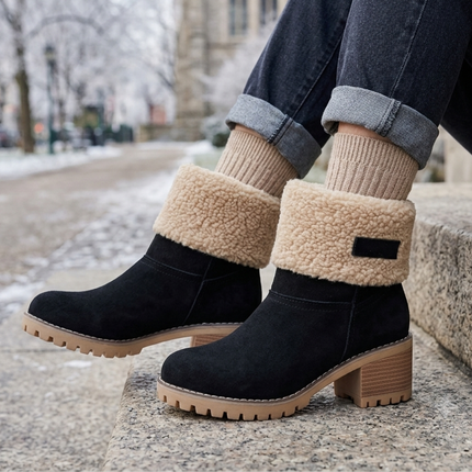 Juniper Fuzzie Boot (Black)