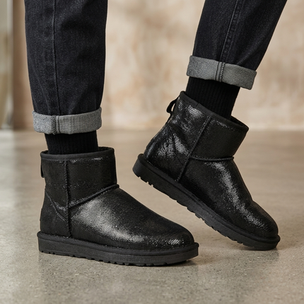 Freya Fuzzie Boot (Black)