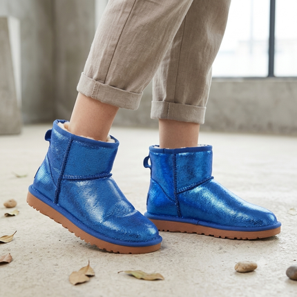 Freya Fuzzie Boot (Blue)