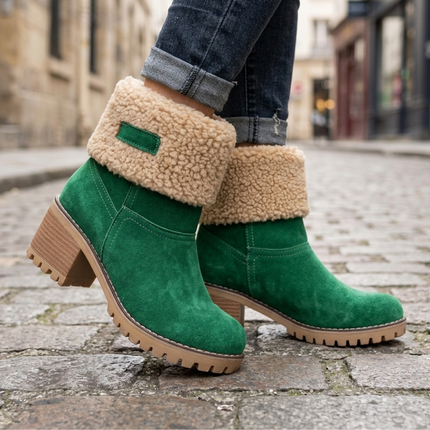 Juniper Fuzzie Boot (Green)