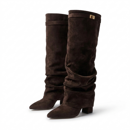 Atelier Knee-High Boots (Brown)