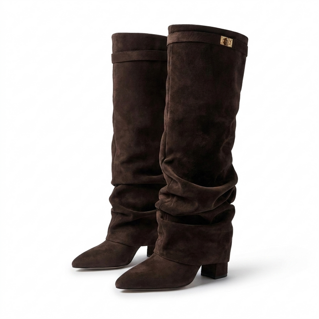 Atelier Knee-High Boots (Brown)