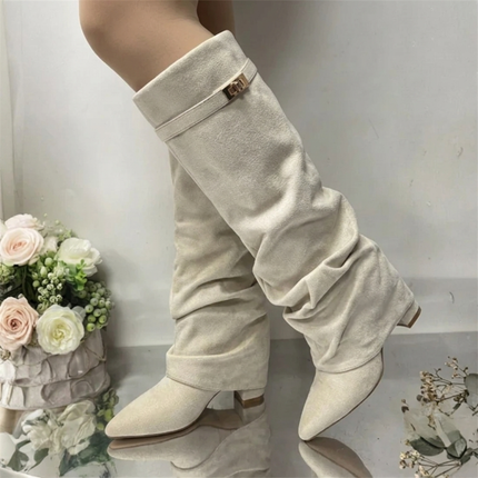 Atelier Knee-High Boots (White)