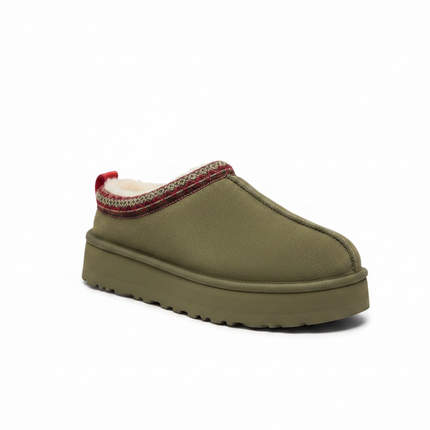 Hannah Platform Fuzzie (Green)