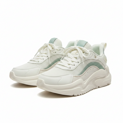Luna Sneaker (White/Green)