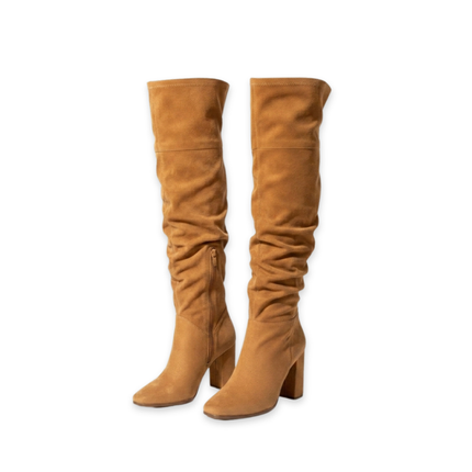 Theodora Over-Knee Boots (Brown)
