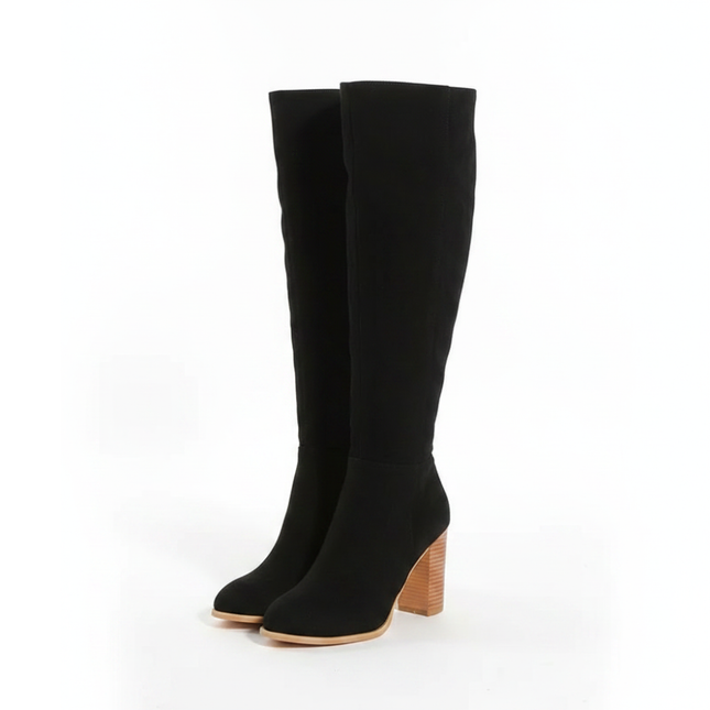Rosetta Block Heel Boots (Black)