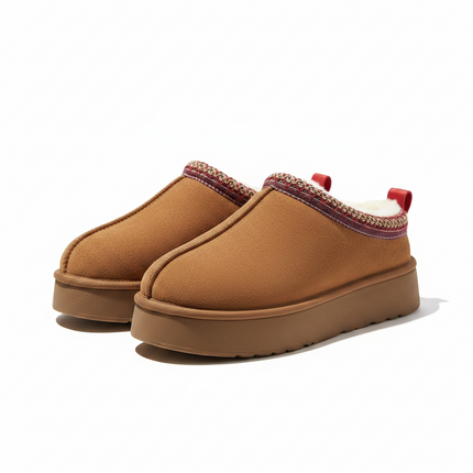 Hannah Platform Fuzzie (Khaki)