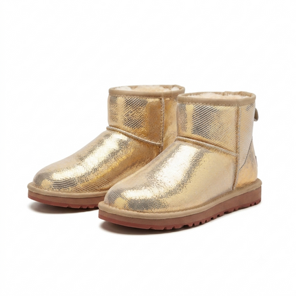 Freya Fuzzie Boot (Gold)