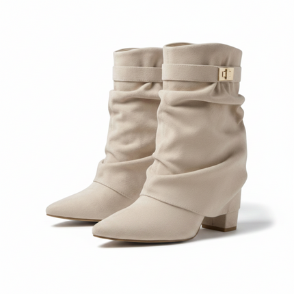 Atelier Knee-High Boots (White Short)