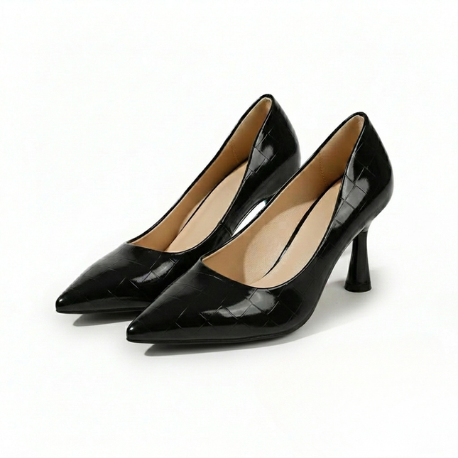 Vex Stiletto Pumps (Black)