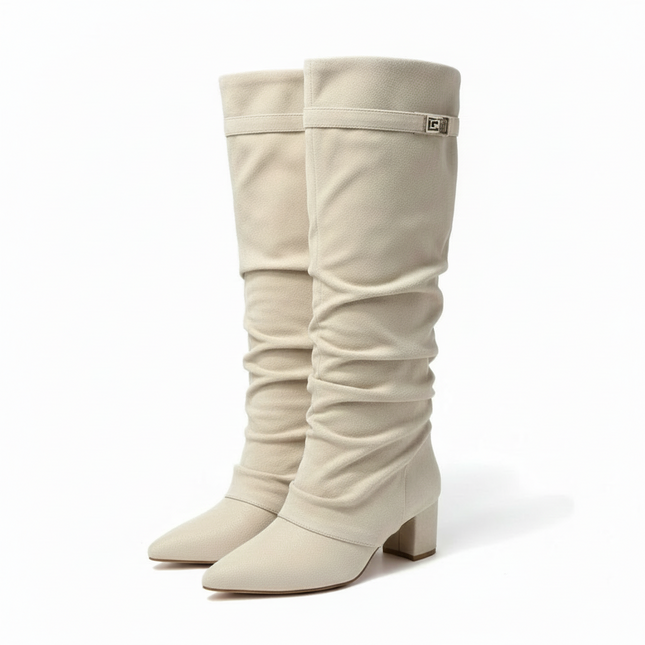 Atelier Knee-High Boots (White)