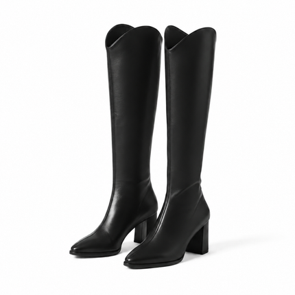 Saffron Knee-High Boot (Black)