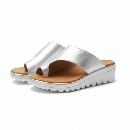 ComfyStep Sandal (Silver)