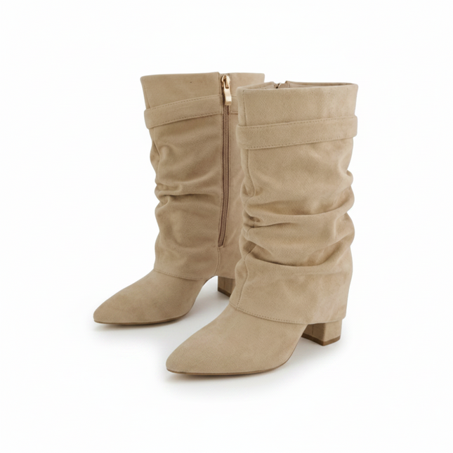 Atelier Knee-High Boots (Apricot Short)