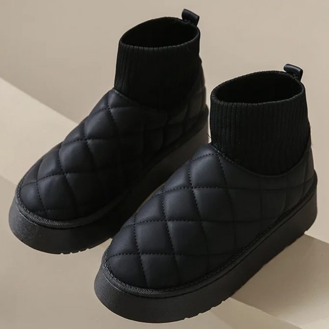 Amara Plush Boot (Black)