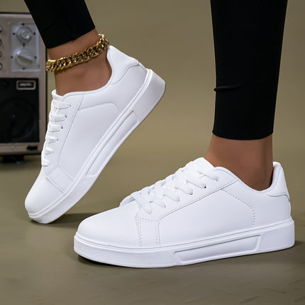 EcoStride White Sneakers (White)