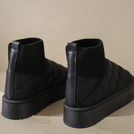 Amara Plush Boot (Black)