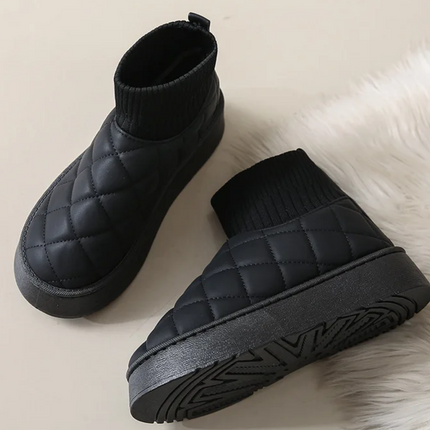 Amara Plush Boot (Black)
