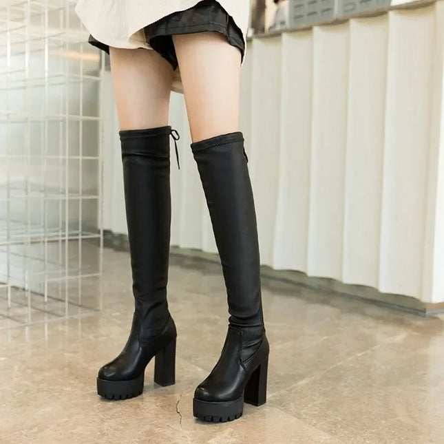 Nova Knee-High Boot (Leather)