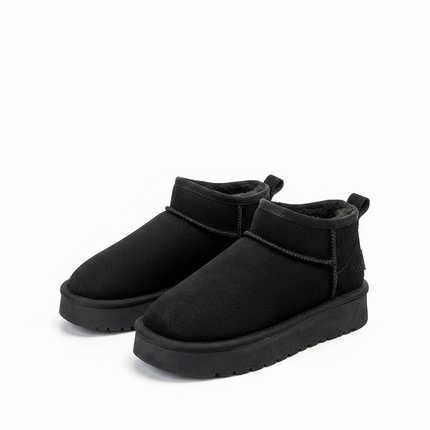 Thalia Fuzzie Boot (Brown)