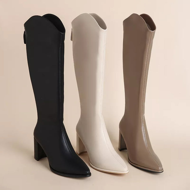 Saffron Knee-High Boot (Brown)