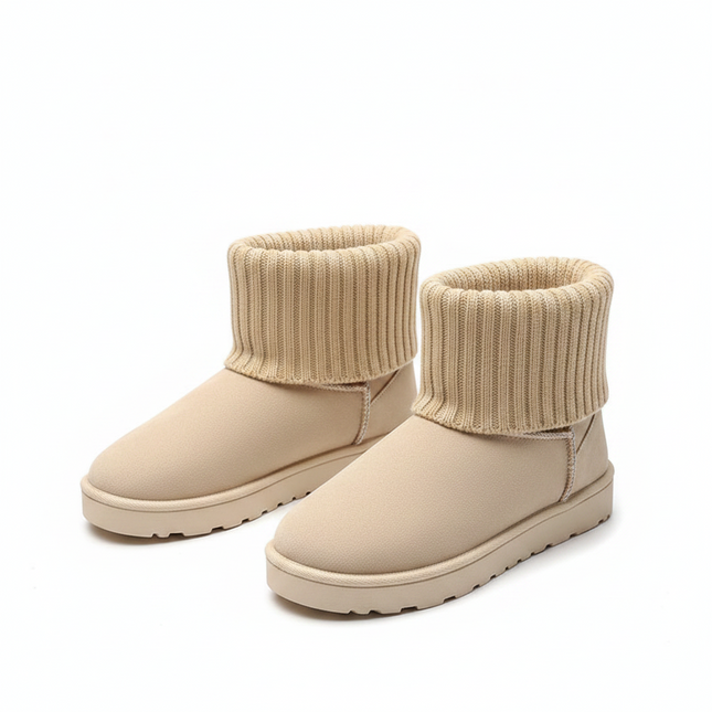 Alara Fuzzie Boot (Beige)