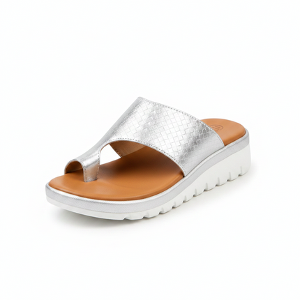 ComfyStep Sandal (Silver)