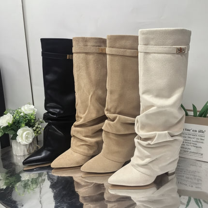 Atelier Knee-High Boots (Brown)