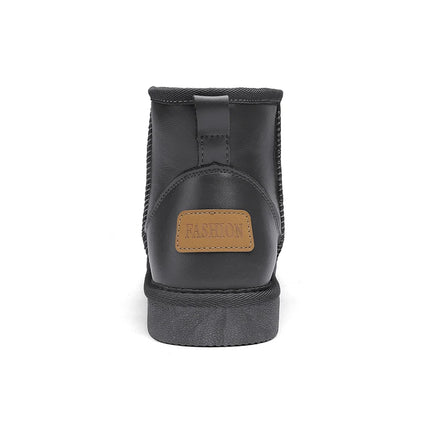 Freya Fuzzie Boot (Gray Leather)