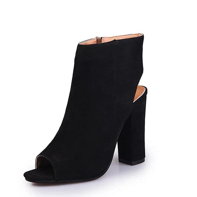 Delphine Heel (Black)