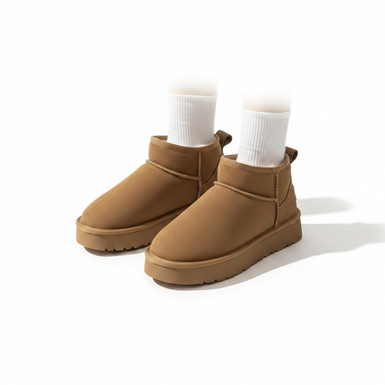 Thalia Fuzzie Boot (Brown)