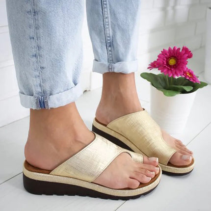 ComfyStep Sandal (Gold)