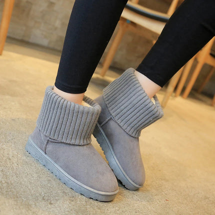Alara Fuzzie Boot (Gray)