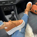 Khaki women shoes