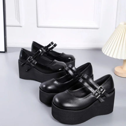 Midnight Mary Janes (Black Matte)