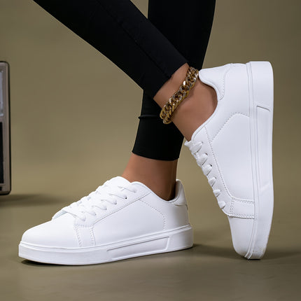 EcoStride White Sneakers (White)