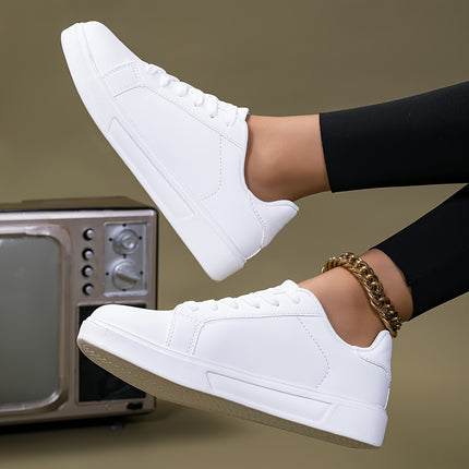 EcoStride White Sneakers (White)