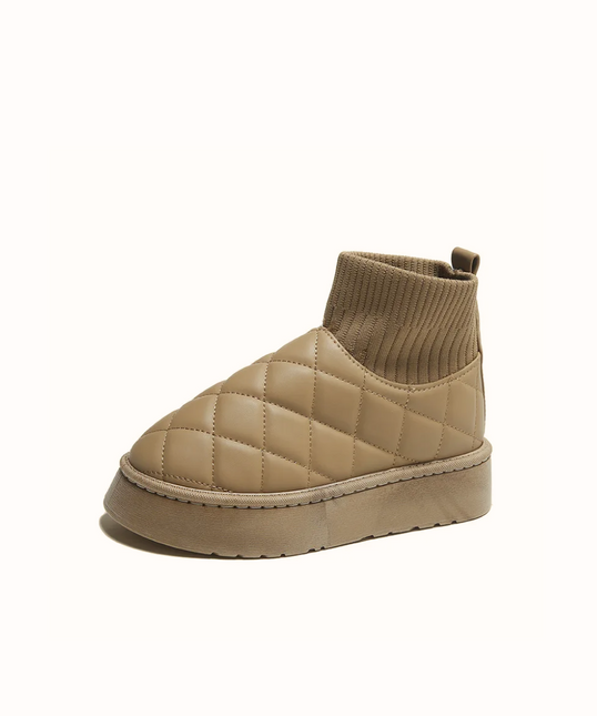 Amara Plush Boot (Khaki)