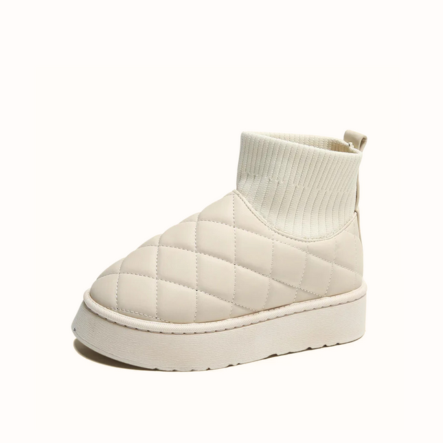 Amara Plush Boot (Cream)
