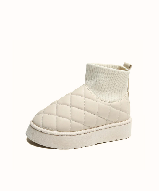 Amara Plush Boot (Cream)