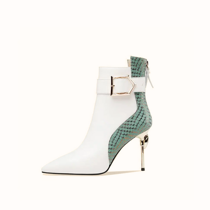Sienna Heel (White/Green)